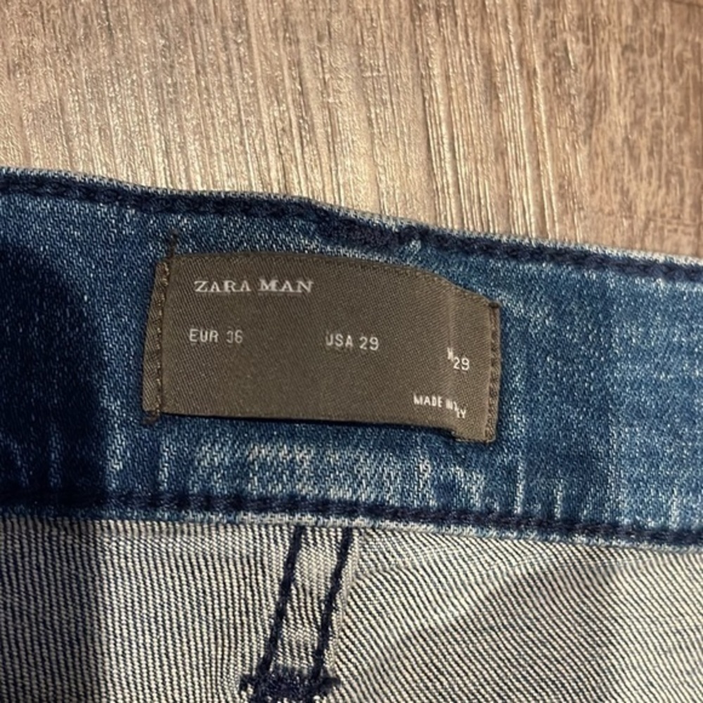 Zara Man patches moto pants - Picture 3 of 6